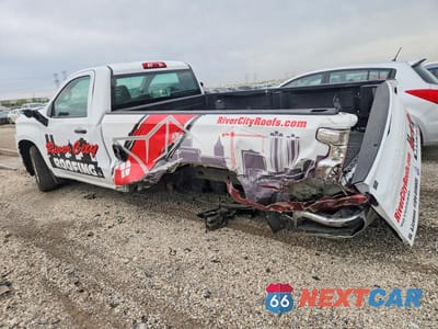 Drugie zdjęcie samochodu z przodu: 2022 CHEVROLET SILVERADO LTD C1500 VIN:3GCNWAEDXNG145605 - miniatura