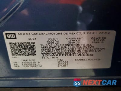 Zdjęcie 14 z 14 samochodu: 2025 CHEVROLET EQUINOX LT VIN:3GNAXPEG8SL206033 - miniatura