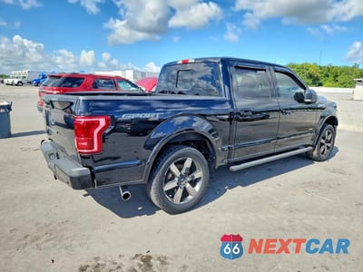 Trzecie zdjęcie samochodu z tyłu: 2016 FORD F150 SUPERCREW VIN:1FTEW1EP9GKF37903 - miniatura