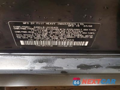 Zdjęcie 13 z 13 samochodu: 2009 SUBARU FORESTER 2.5X LIMITED VIN:JF2SH64619H744869 - miniatura