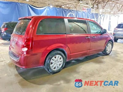 Trzecie zdjęcie samochodu z tyłu: 2020 DODGE GRAND CARAVAN SE VIN:2C4RDGBG4LR195075 - miniatura