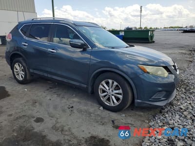Czwarte zdjęcie samochodu z boku: 2014 NISSAN ROGUE SV VIN:5N1AT2MTXEC850232 - miniatura