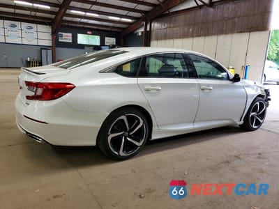 Trzecie zdjęcie samochodu z tyłu: 2022 HONDA ACCORD SPORT VIN:1HGCV1F36NA091381 - miniatura
