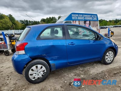 Trzecie zdjęcie samochodu z tyłu: 2010 TOYOTA YARIS BASE VIN:JTDJT4K38A5289353 - miniatura