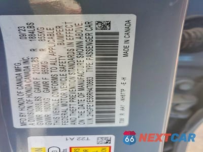 Zdjęcie 12 z 12 samochodu: 2024 HONDA CIVIC SI VIN:2HGFE1E56RH470663 - miniatura