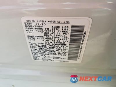 Zdjęcie 12 z 12 samochodu: 2011 NISSAN ROGUE S VIN:JN8AS5MT2BW167075 - miniatura