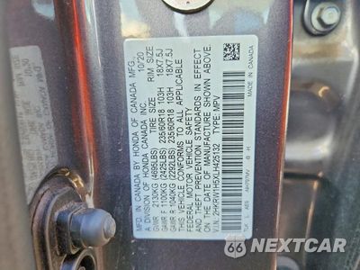 Zdjęcie 13 z 13 samochodu: 2020 HONDA CR-V EX VIN:2HKRW1H5XLH425132 - miniatura