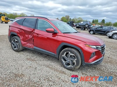 Czwarte zdjęcie samochodu z boku: 2024 HYUNDAI TUCSON SEL VIN:5NMJBCDE2RH428803 - miniatura