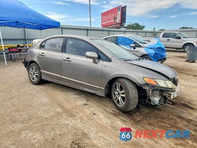 Czwarte zdjęcie samochodu z boku: 2006 HONDA CIVIC LX VIN:1HGFA16586L098736 - miniatura