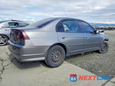 Trzecie zdjęcie samochodu z tyłu: 2004 HONDA CIVIC LX VIN:2HGES15584H627428 - miniatura