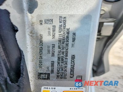 Zdjęcie 12 z 12 samochodu: 2020 CHEVROLET SPARK LS VIN:KL8CB6SAXLC474954 - miniatura