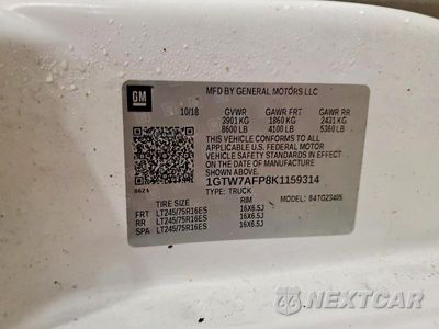 Zdjęcie 13 z 13 samochodu: 2019 GMC SAVANA G2500 VIN:1GTW7AFP8K1159314 - miniatura