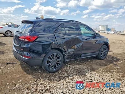 Trzecie zdjęcie samochodu z tyłu: 2023 CHEVROLET EQUINOX RS VIN:3GNAXWEG7PL232768 - miniatura
