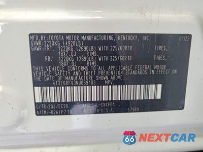 Zdjęcie 13 z 13 samochodu: 2022 TOYOTA RAV4 XSE VIN:4T3E6RFV3NU069103 - miniatura
