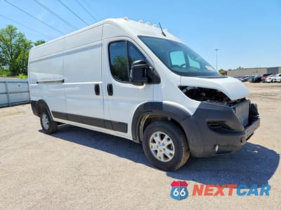 Czwarte zdjęcie samochodu z boku: 2024 RAM PROMASTER 2500 CARGO ** R &D * PRI FLEET ** VIN:3C6LRVDG5RE130312 - miniatura