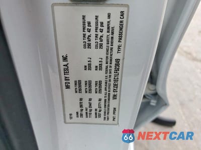 Zdjęcie 12 z 12 samochodu: 2020 TESLA MODEL 3 VIN:5YJ3E1EC1LF623849 - miniatura