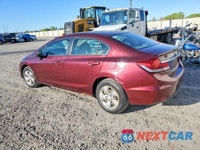 Drugie zdjęcie samochodu z przodu: 2013 HONDA CIVIC LX VIN:19XFB2F56DE076984 - miniatura