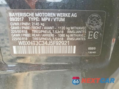 Zdjęcie 13 z 13 samochodu: 2018 BMW X1 XDRIVE28I VIN:WBXHT3C34J5F92921 - miniatura