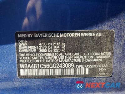 Zdjęcie 13 z 13 samochodu: 2016 BMW 435 I GRAN COUPE VIN:WBA4B1C56GG243089 - miniatura