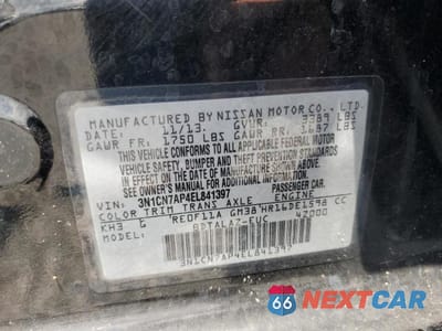 Zdjęcie 13 z 13 samochodu: 2014 NISSAN VERSA 1.6 S PLUS VIN:3N1CN7AP4EL841397 - miniatura