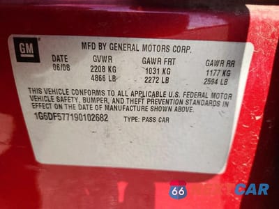 Zdjęcie 12 z 12 samochodu: 2009 CADILLAC CTS VIN:1G6DF577190102682 - miniatura