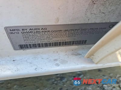 Zdjęcie 12 z 12 samochodu: 2013 AUDI A4 PREMIUM PLUS VIN:WAUFFAFL0DA062561 - miniatura