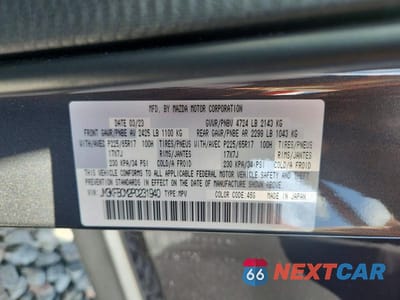 Zdjęcie 13 z 13 samochodu: 2023 MAZDA CX-5 PREFERRED VIN:JM3KFBCM2P0231940 - miniatura
