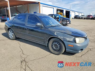 Czwarte zdjęcie samochodu z boku: 2003 HYUNDAI ELANTRA GLS VIN:KMHDN45D83U532448 - miniatura