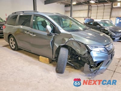 Czwarte zdjęcie samochodu z boku: 2019 HONDA ODYSSEY EXL VIN:5FNRL6H70KB068645 - miniatura