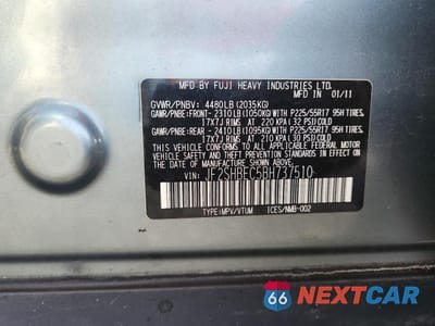 Zdjęcie 13 z 13 samochodu: 2011 SUBARU FORESTER LIMITED VIN:JF2SHBEC5BH737510 - miniatura