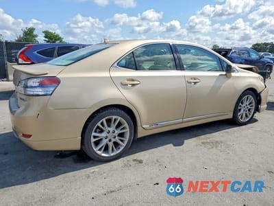 Trzecie zdjęcie samochodu z tyłu: 2010 LEXUS HS 250H VIN:JTHBB1BA0A2026293 - miniatura