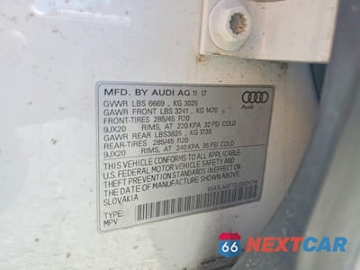 Zdjęcie 13 z 13 samochodu: 2018 AUDI Q7 PREMIUM PLUS VIN:WA1LAAF72JD024714 - miniatura
