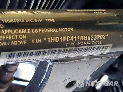 Zdjęcie 10 z 10 samochodu: 2011 HARLEY-DAVIDSON FLHTCU VIN:1HD1FC411BB633202 - miniatura