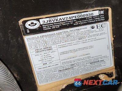 Zdjęcie 10 z 10 samochodu: 2023 CAN-AM MAVERICK X3 MAX X RS TURBO RR - DUNE BUGGY VIN:3JBVKAV24PE000930 - miniatura