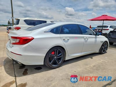 Trzecie zdjęcie samochodu z tyłu: 2019 HONDA ACCORD SPORT VIN:1HGCV2F34KA031181 - miniatura