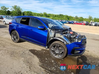 Czwarte zdjęcie samochodu z boku: 2021 ACURA RDX A-SPEC VIN:5J8TC2H65ML016998 - miniatura