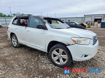 Czwarte zdjęcie samochodu z boku: 2010 TOYOTA HIGHLANDER LIMITED VIN:5TDDK3EH5AS038009 - miniatura