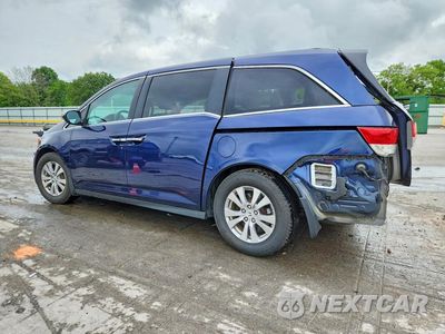 Drugie zdjęcie samochodu z przodu: 2016 HONDA ODYSSEY SE VIN:5FNRL5H33GB080397 - miniatura