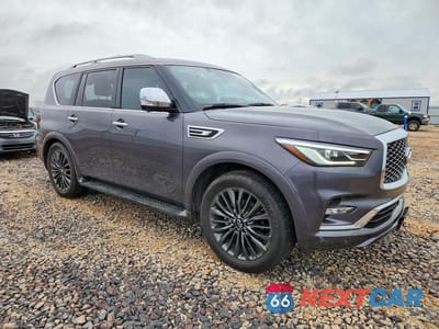 Czwarte zdjęcie samochodu z boku: 2022 INFINITI QX80 SENSORY VIN:JN8AZ2BE3N9291664 - miniatura