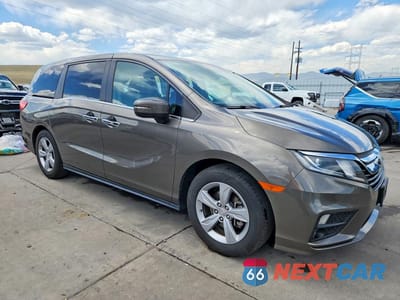 Czwarte zdjęcie samochodu z boku: 2019 HONDA ODYSSEY EXL VIN:5FNRL6H72KB035954 - miniatura