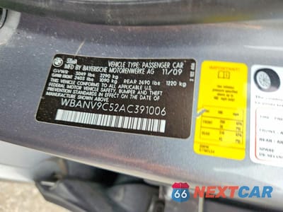 Zdjęcie 12 z 12 samochodu: 2010 BMW 535 XI VIN:WBANV9C52AC391006 - miniatura