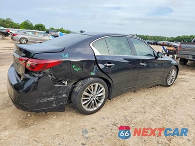 Trzecie zdjęcie samochodu z tyłu: 2020 INFINITI Q50 3.0T LUXE VIN:JN1EV7AP5LM201243 - miniatura