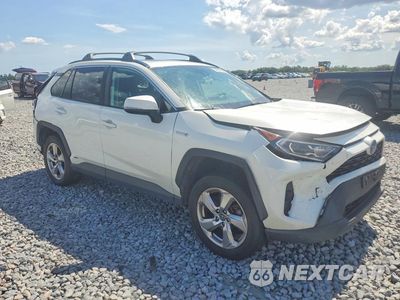 Czwarte zdjęcie samochodu z boku: 2021 TOYOTA RAV4 HYBRID XLE PREMIUM VIN:4T3B6RFV6MU009012 - miniatura