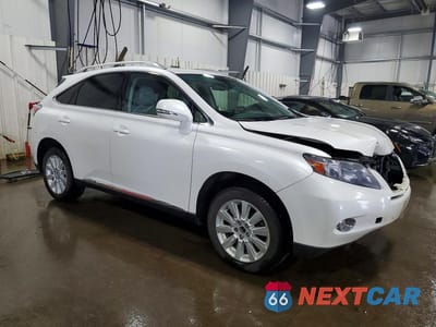 Czwarte zdjęcie samochodu z boku: 2010 LEXUS RX 450H BASE VIN:JTJBC1BA5A2007458 - miniatura