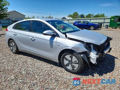 Czwarte zdjęcie samochodu z boku: 2019 HYUNDAI IONIQ BLUE VIN:KMHC65LC3KU115438 - miniatura
