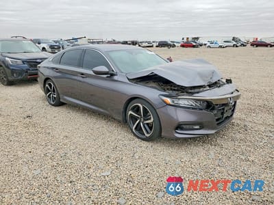 Czwarte zdjęcie samochodu z boku: 2019 HONDA ACCORD SPORT VIN:1HGCV1E30KA081121 - miniatura