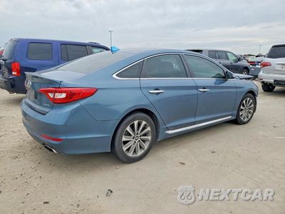 Trzecie zdjęcie samochodu z tyłu: 2015 HYUNDAI SONATA SPORT VIN:5NPE34AF6FH130478 - miniatura