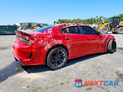 Trzecie zdjęcie samochodu z tyłu: 2021 DODGE CHARGER SCAT PACK VIN:2C3CDXGJXMH591422 - miniatura