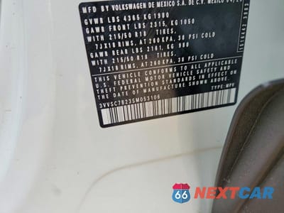 Zdjęcie 14 z 14 samochodu: 2025 VOLKSWAGEN TAOS SE VIN:3VVSC7B23SM053106 - miniatura