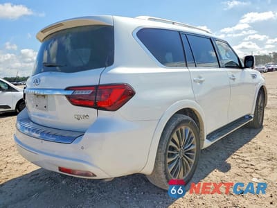 Trzecie zdjęcie samochodu z tyłu: 2019 INFINITI QX80 LUXE VIN:JN8AZ2NF9K9688604 - miniatura